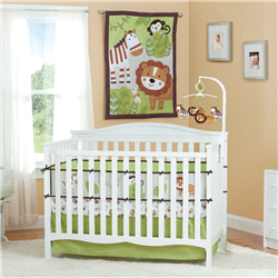 Bán Bộ ga gối quây cũi Summer Jungle Bubbies 67570