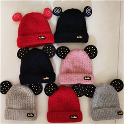 Bán Mũ len trẻ em có tai Mickey (1-5T)