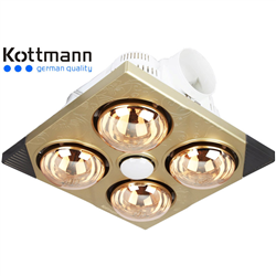 Bán Đèn sưởi nhà tắm Kottman 4 bóng âm trần - K4BT