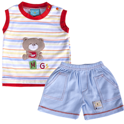 Bán Bộ ba lỗ hình gấu Thái Lan Baby 102557