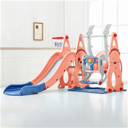 Bán Cầu trượt kèm xích đu hình gấu Toys House WM19019 (nhiều màu)