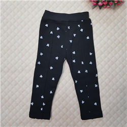 Bán Quần nỉ lót lông in hình C1263 cho bé gái (1-8T)