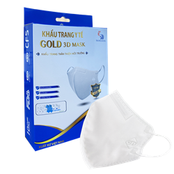 Bán Khẩu trang y tế cao cấp Gold 3D Mask Trường Dương (10c/túi)