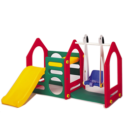 Bán Bộ cầu trượt xích đu mái nhà DS702A