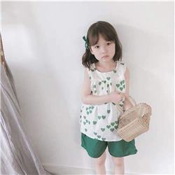 Bán Bộ đũi cộc sát nách bé gái in hình tim (1-5T)