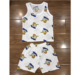 Bán Bộ quần áo ba lỗ cotton giấy (1-5T)