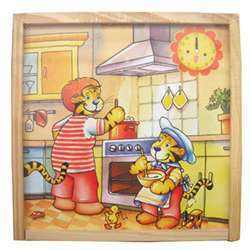 Bán Đồ chơi gỗ Toptoys - Ráp hình nhà hổ 93315A