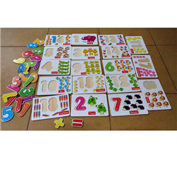 Bán Bộ thẻ số gỗ - BA96 (3+)