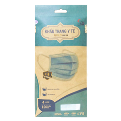 Bán Khẩu trang y tế 4 lớp cao cấp Gold Mask Trường Dương (10c/túi)