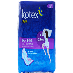 Bán Băng vệ sinh ban đêm Kotex Style siêu mỏng có cánh 32cm (3 miếng)