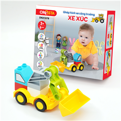 Bán Đồ chơi ghép hình xe công trường Cresta - Xe xúc DK81078
