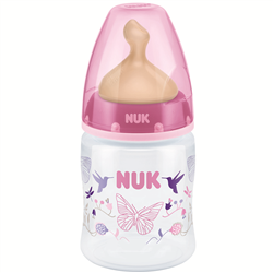 Bán Bình sữa Nuk cổ rộng 150ml (nhựa PP, núm cao su) BPA Free