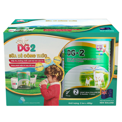 Bán Combo 2 lon sữa dê DG số 2 - 400g (6-36 tháng)