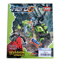 Bán Đồ chơi xếp hình Hero6 No.8611 - Siêu nhân