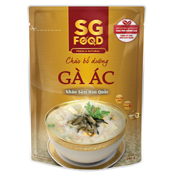 Bán Cháo bổ dưỡng SG Food gà ác nhân sâm (240g)