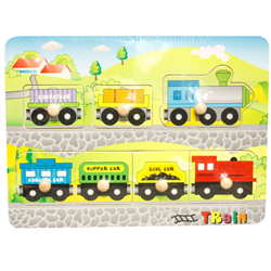 Bán Đồ chơi gỗ Toptoys - Bảng ghép hình đoàn tàu HJ98020
