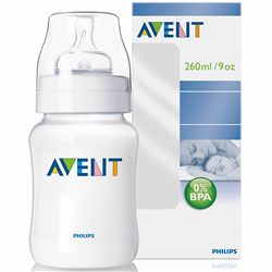 Bán Bình sữa Avent 260ml (thiết kế cổ điển, nhựa PP (BPA free)