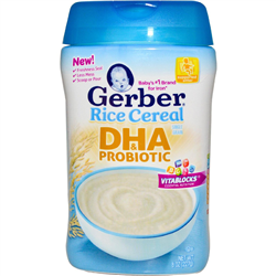 Bán Bột ăn dặm Gerber DHA Probiotic vị gạo 227g