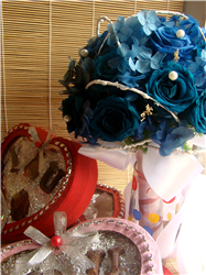Bán Hoa bất tử - Bó hoa hồng xanh