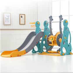 Bán Cầu trượt kèm xích đu hình hải cẩu Toys House WM19020 (nhiều màu)