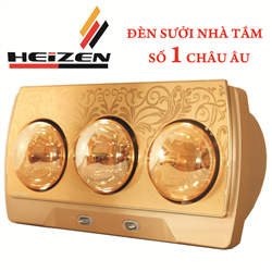 Bán Đèn sưởi phòng tắm Heizen 3 bóng HE-3B