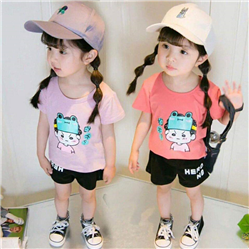 Bán Bộ quần áo cộc tay in hình Shin (1-5T)