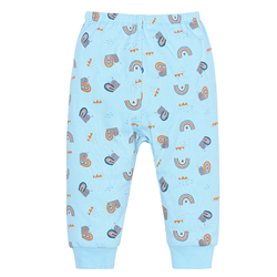 Bán Quần dài đáp đũng bo gấu Lullaby NH674P - xanh cầu vồng