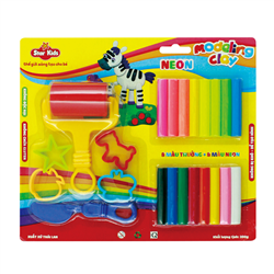 Bán Đất nặn 16 màu kèm khuôn Kidart K-200/16C/6T