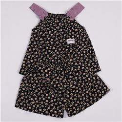 Bán Bộ quần áo bé gái vải thô 2 dây (1-6T)