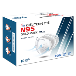 Bán Khẩu trang y tế N95 Gold Mask Trường Dương (10c/hộp)