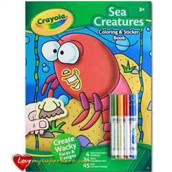 Bán Bộ bút lông 4 màu và giấy tô màu 2 mặt - Crayola 041903A000