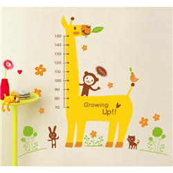 Bán Tranh dán thước đo chiều cao hươu growwing M005