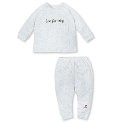 Bán Bộ cài lệch dài, bo tay Lullaby NH699P (ghi melange)