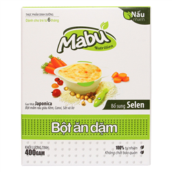 Bán Bột ăn dặm Mabu 400g (6M+)
