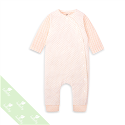 Bán Body cài lệch dài tay kẻ cam Lullaby NH27-19