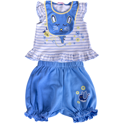 Bán Bộ cotton+ yếm Thái My kids 102420