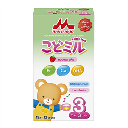 Bán Sữa Morinaga Kodomil số 3 vị dâu (216g)