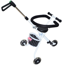 Bán Xe đẩy 3 bánh gấp gọn bánh xe có đèn, có giỏ