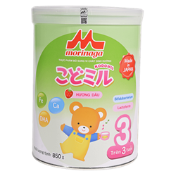 Bán Sữa Morinaga Kodomil số 3 vị dâu (850g)