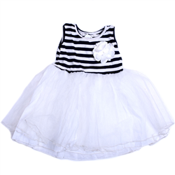 Bán Váy kẻ chân ren bé gái (1-5T)