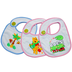 Bán Yếm cho bé Mintu cotton kiểu dán nhiều màu sắc