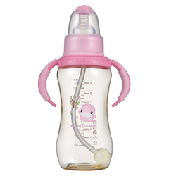 Bán Bình sữa có tay cầm nhựa Pes 280ml kuku 5836