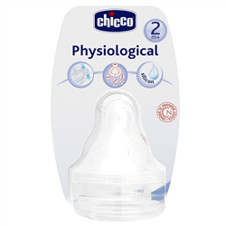 Bán Núm ty Chicco chống đầy hơi (silicone, 2M+)