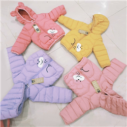 Bán Áo khoác phao tai thỏ bé gái