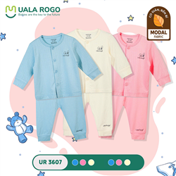 Bán Bộ quần áo sơ sinh cạp cao Modal trơn Uala UR3607