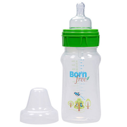 Bán Bình sữa Born Free 260ml (nhựa PP BPA free, núm silicone)