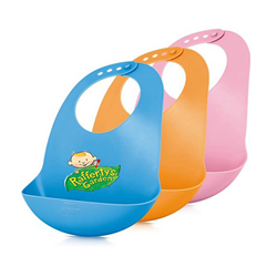 Bán Yếm máng silicone cho bé Rafferty's Garden (nhiều màu)