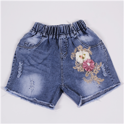 Bán Quần Jean cộc bé gái đính hoa (1-10T)