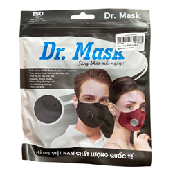 Bán Khẩu trang vải 3D có van thở Dr. Mask (1c/túi)