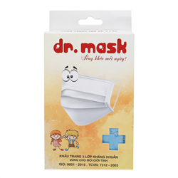Bán Khẩu trang trẻ em 3 lớp Dr Mask (20c/hộp)
